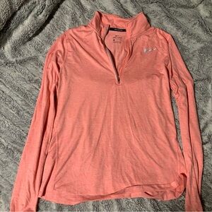 Nike Dri-Fit Women's Pink Long Sleeve Top